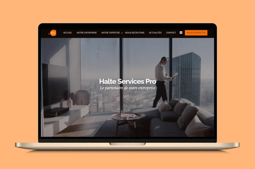 Création d'un site vitrine pour une société de nettoyage d'entreprise à Bordeaux